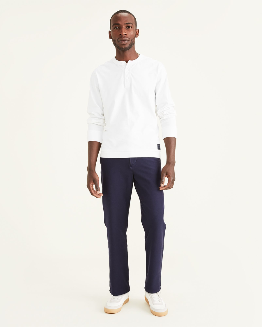 (image for) Leading Comfort Knit Chinos, Straight Fit